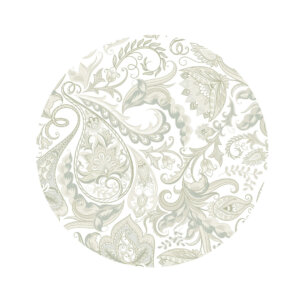 FORRO PLATOS BASE PAISLEY BEIGE